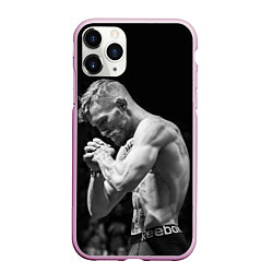 Чехол iPhone 11 Pro матовый Conor McGregor: Mono, цвет: 3D-розовый