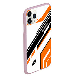 Чехол iPhone 11 Pro матовый CS:GO Asiimov P90 Style, цвет: 3D-розовый — фото 2