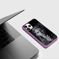 Чехол iPhone 11 Pro матовый Vikings: Ladgerda, цвет: 3D-фиолетовый — фото 2