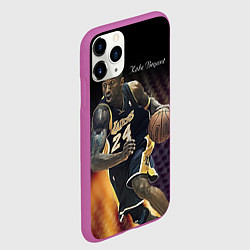Чехол iPhone 11 Pro матовый Kobe Bryant, цвет: 3D-фиолетовый — фото 2