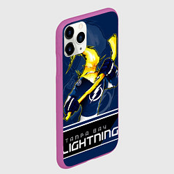Чехол iPhone 11 Pro матовый Bay Lightning, цвет: 3D-фиолетовый — фото 2