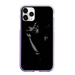 Чехол iPhone 11 Pro матовый Vampire Love, цвет: 3D-светло-сиреневый