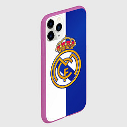 Чехол iPhone 11 Pro матовый Real Madrid, цвет: 3D-фиолетовый — фото 2