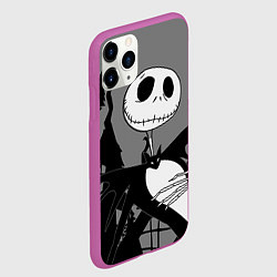 Чехол iPhone 11 Pro матовый Джек: повелитель тыкв, цвет: 3D-фиолетовый — фото 2