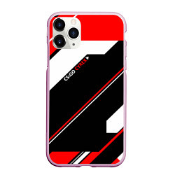 Чехол iPhone 11 Pro матовый CS:GO Cyrex Style, цвет: 3D-розовый