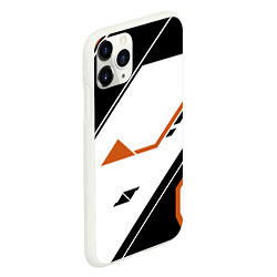 Чехол iPhone 11 Pro матовый CS:GO Asiimov P250 Style, цвет: 3D-белый — фото 2