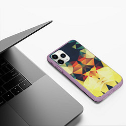Чехол iPhone 11 Pro матовый Grazy Poly VPPDGryphon, цвет: 3D-сиреневый — фото 2