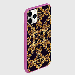 Чехол iPhone 11 Pro матовый Style, цвет: 3D-фиолетовый — фото 2