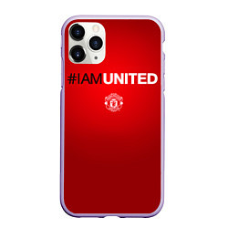 Чехол iPhone 11 Pro матовый I am United, цвет: 3D-светло-сиреневый