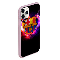 Чехол iPhone 11 Pro матовый Barcelona7, цвет: 3D-розовый — фото 2