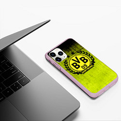 Чехол iPhone 11 Pro матовый Borussia5, цвет: 3D-розовый — фото 2