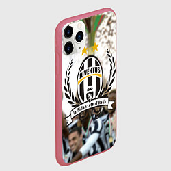 Чехол iPhone 11 Pro матовый Juventus5, цвет: 3D-малиновый — фото 2