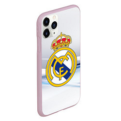 Чехол iPhone 11 Pro матовый Реал Мадрид, цвет: 3D-розовый — фото 2