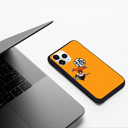 Чехол iPhone 11 Pro матовый Dragon Ball, цвет: 3D-черный — фото 2