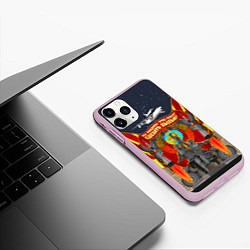 Чехол iPhone 11 Pro матовый Советский союз, цвет: 3D-розовый — фото 2