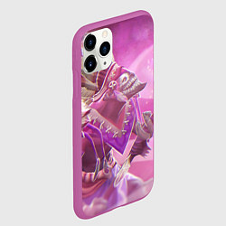 Чехол iPhone 11 Pro матовый Dazzle Magic, цвет: 3D-фиолетовый — фото 2