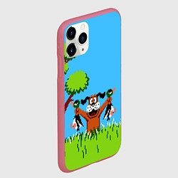 Чехол iPhone 11 Pro матовый Утиная охота, цвет: 3D-малиновый — фото 2