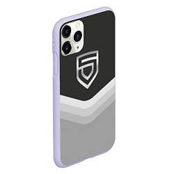 Чехол iPhone 11 Pro матовый Penta Uniform, цвет: 3D-светло-сиреневый — фото 2