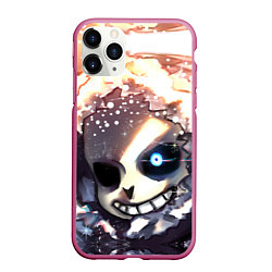 Чехол iPhone 11 Pro матовый Sans and snow, цвет: 3D-малиновый