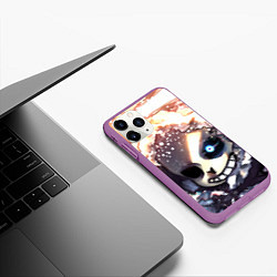 Чехол iPhone 11 Pro матовый Sans and snow, цвет: 3D-фиолетовый — фото 2