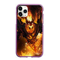 Чехол iPhone 11 Pro матовый Nevermore Hell, цвет: 3D-фиолетовый