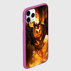 Чехол iPhone 11 Pro матовый Nevermore Hell, цвет: 3D-фиолетовый — фото 2