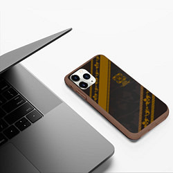Чехол iPhone 11 Pro матовый Cs:go - Knight m4a1-s style 2022, цвет: 3D-коричневый — фото 2