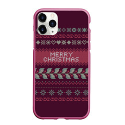 Чехол iPhone 11 Pro матовый Merry Christmas