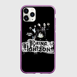 Чехол iPhone 11 Pro матовый Bring Me The Horizon, цвет: 3D-фиолетовый