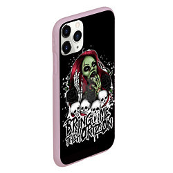 Чехол iPhone 11 Pro матовый Bring Me The Horizon, цвет: 3D-розовый — фото 2