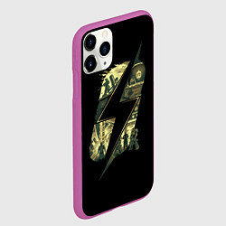 Чехол iPhone 11 Pro матовый Fallout Never Changes, цвет: 3D-фиолетовый — фото 2