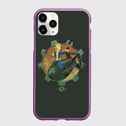 Чехол iPhone 11 Pro матовый Flying Vault Boy