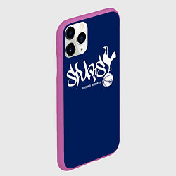 Чехол iPhone 11 Pro матовый Spurs, цвет: 3D-фиолетовый — фото 2