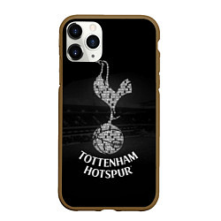 Чехол iPhone 11 Pro матовый Tottenham Hotspur, цвет: 3D-коричневый