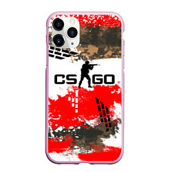 Чехол iPhone 11 Pro матовый CS:GO Roll Cage, цвет: 3D-розовый