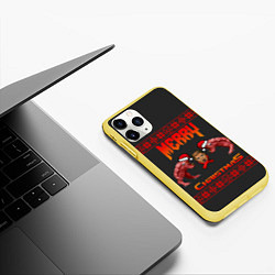 Чехол iPhone 11 Pro матовый Свитер для думера, цвет: 3D-желтый — фото 2