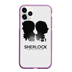 Чехол iPhone 11 Pro матовый Sherlock Edition