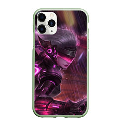 Чехол iPhone 11 Pro матовый Pink, цвет: 3D-салатовый