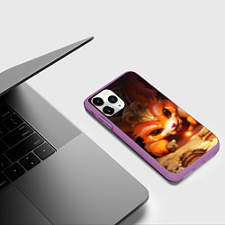Чехол iPhone 11 Pro матовый Gnar, цвет: 3D-фиолетовый — фото 2
