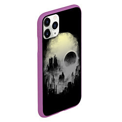 Чехол iPhone 11 Pro матовый Мертвый туман, цвет: 3D-фиолетовый — фото 2