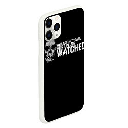 Чехол iPhone 11 Pro матовый Watch Dogs 2, цвет: 3D-белый — фото 2