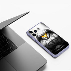 Чехол iPhone 11 Pro матовый Джейс, цвет: 3D-светло-сиреневый — фото 2