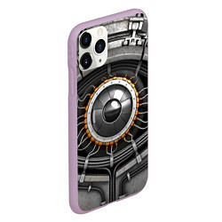 Чехол iPhone 11 Pro матовый Android eye, цвет: 3D-сиреневый — фото 2