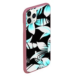 Чехол iPhone 11 Pro матовый Tropica, цвет: 3D-малиновый — фото 2