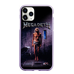 Чехол iPhone 11 Pro матовый Megadeth: Madness, цвет: 3D-светло-сиреневый