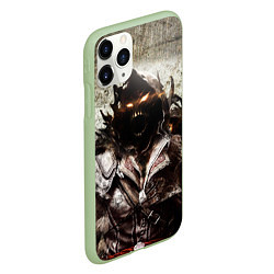 Чехол iPhone 11 Pro матовый Disturbed: Madness, цвет: 3D-салатовый — фото 2