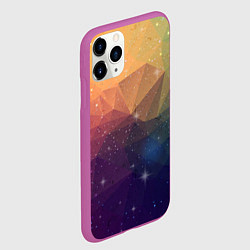 Чехол iPhone 11 Pro матовый Polygon Star, цвет: 3D-фиолетовый — фото 2