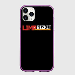 Чехол iPhone 11 Pro матовый Limp Bizkit, цвет: 3D-фиолетовый