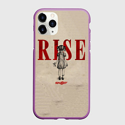 Чехол iPhone 11 Pro матовый Skillet: Rise, цвет: 3D-фиолетовый