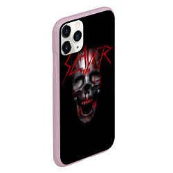 Чехол iPhone 11 Pro матовый Slayer: Wild Skull, цвет: 3D-розовый — фото 2
